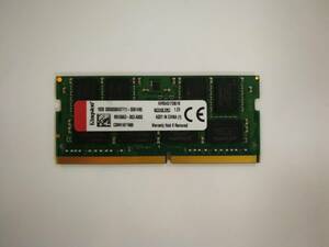  guarantee equipped Kingston made 99U5663-003.A00G DDR4 2400 PC4-19200 memory 16GB for laptop 
