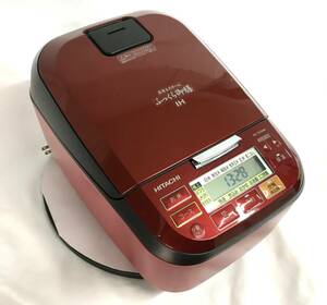  rice cooker HITACHI pressure & steam ..... serving tray IH large heating power .. iron boiler RZ-TS104M 5.5... red 