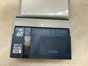 miniDVテープ　ミニDVテープ★TDK DVM60 3本★多分、新品未使用