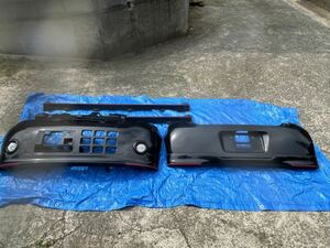 Daihatsu L235S L245S Esse custom Genuine Body kit 3点set フロントBumper リアBumper サイドスポイラー サイドステップ Black X06