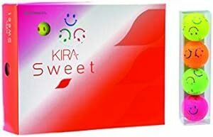 キャスコ(Kasco) ゴルフボール レディース KIRA SWEET キャラマーク入り 1ダース(12個入り