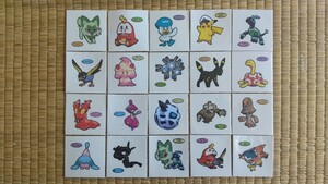 第一パン ポケットモンスター ポケモン デコキャラシール 202弾 20種類 コンプリートセット キャプテンピカチュウ ブラッキー ニャオハ