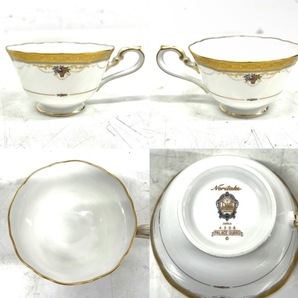 Q114-W14-256 Noritake ノリタケ カップ＆ソーサー 5客セット IMPERIAL VIEW/YOSHINO/PALACE GUARD/GRAND BROCHE/SUBLIME 食器 茶器 ③の画像7