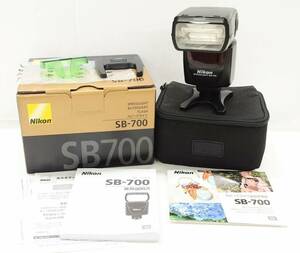 N368-W13-921 Nikon ニコン スピードライト SB-700 ブラック 一眼レフ用 ストロボ フラッシュ 箱 付属品有り カメラアクセサリー④