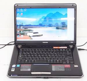 N326-W7-1299 東芝 dynabook ノートパソコン ブラック 16型 320GB PSALWN-00C007 A350シリーズ 付属品有り 通電・動作確認済み④