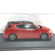 R651-W7-1619 京商 LEXUS レクサス CT200h 1/43 F SPORT Black/Madder Red ミニカー レッド③_画像3