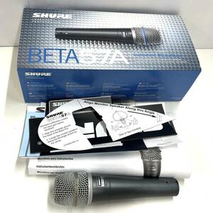 S101-W15-91 Heil SHURE Sure BETA 57A Mike dynamic type musical instruments Live distribution microphone accessory equipped ③