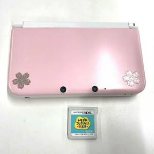 S125-W13-912 * Nintendo Nintendo 3DS LL SPR-001 white game machine body game soft tomodachi collection attaching ③