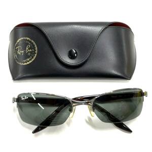 S179-W14-356 * Ray-Ban RayBan sunglasses I wear half rim RB3223 004/6 55*19 130 case attaching ③