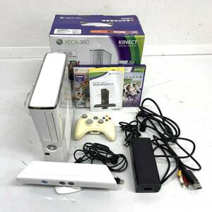 T120-W15-134 XBOX 360 KINECT SPECIAL EDITION model 1439/model 1414 コントローラー/ゲームソフト/箱付き 通電確認済み③