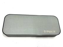 K160-I34-4396 ◎ PARKER パーカー 万年筆 ゴールドカラー ペン先 750刻印 18K 万年筆 筆記用具 ケース付き③_画像9