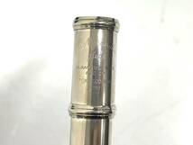 O134-W11-540 The Muramatsu ムラマツ Flute MFG CO. TOKOROZAWA 所沢 フルート シルバーカラー 楽器 管楽器 ケース付き③_画像4