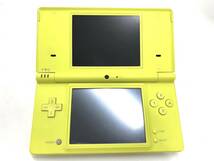 O144-W14-151 Nintendo ニンテンドー DSi ゲーム機 本体 ライムグリーン TWL-001 初期化済み 通電確認済み 付属品あり③_画像8