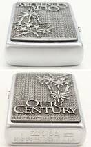 P323-G1-952▲ZIPPO ジッポー OUR CENTURY アワーセンチュリー シルバー 1999年製 缶ケース付き 喫煙グッズ 未使用④_画像5