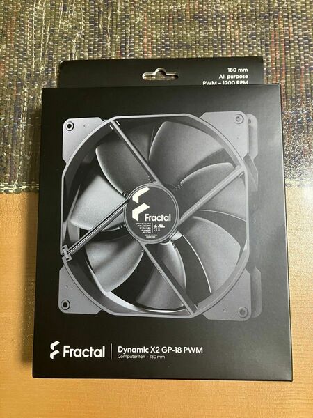 【送料無料】Fractal Design PCファン 180mm Dynamic X2 GP-18 PWM ケースファン【中古】