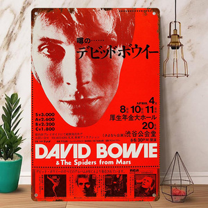 Rock Poster / ロックポスター【 デヴィッド・ボウイ / David Bowie 】メタル ポスター / ブリキ看板 /ヴィンテージ/メタルプレート-7