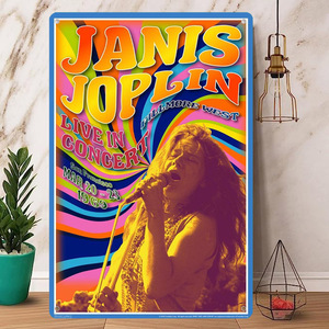 Rock Poster / ロックポスター【 ジャニス・ジョプリン / Janis Joplin 】メタル ポスター /ブリキ看板/ヴィンテージ/メタルプレート-2