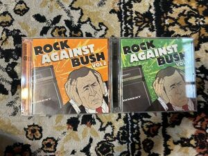 501 中古　CD ★☆Rock Against Bush CD + DVD Vol.1 Vol.2 セット Fat Wreck Chords No Use For Name Green Day Strung Out Lagwagon d-23