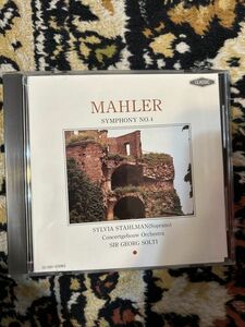 501 中古　CD ★MARLER マーラー交響曲「大いなる喜びへの讃歌」シルヴィア・スタールコン　盤面A d-24