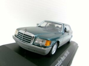 ミニチャンプス 1/43 メルセデスベンツ 560SEL 1989-1991 Petrol met. (2502-260)