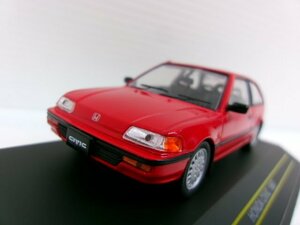 ファースト43 1/43 ホンダ シビック 1987 レッド (3242-335)