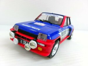  Tamiya 1/24 Renault 5 turbo #10 RASOIRS PHILIPS 1982 specification plastic model final product (4122-415)