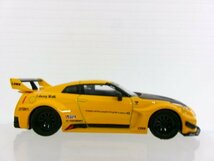 TSMモデル ミニGT 1/64 LB シルエットワークス GT ニッサン 35GT-RR Ver.1 イエロー 右ハンドル (4246-122)_画像4