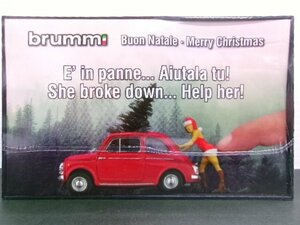  Blum 1/43 Fiat 500 2016 Рождество выпуск (6143-267)