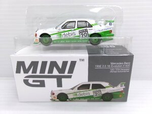 TSMモデル ミニGT 1/64 メルセデスベンツ 190E 2.5-16 エボ II #20 DTM 1991 Zakspeed M.シューマッハ (4246-167)