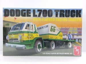  нераспечатанный AMT 1/25 Dodge L700 грузовик with Flat bed рейсинг прицеп комплект (1255-201)