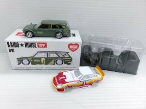 ジャンク セット TSMモデル ミニGT 1/64 ダットサン 510 ワゴン KAIDO HOUSE + フェアレディ Z ボディ (4246-140)