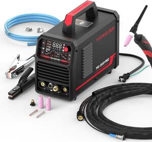 [ new goods ]YESWELDER TIG welding machine TIG-205P PRO 100V/200V combined use 205A LED 1 pcs 3 position height cycle TIG/ Pal s type TIG/ arc welding japanese manual WP-17 torch attaching 