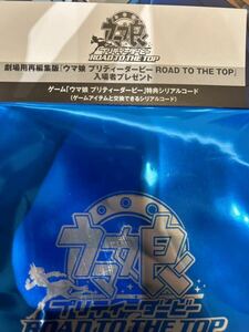 劇場用再編集「ウマ娘 ROAD TO THE TOP」　2週間限定　入場者特典　シリアルコード　