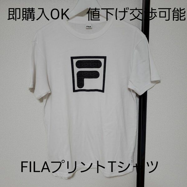 FILAプリント 半袖Tシャツ