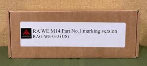 格安!! 99円スタート!! RA-TECH WE M14用 マーキングバージョン 刻印あり 他パーツ組み立て品