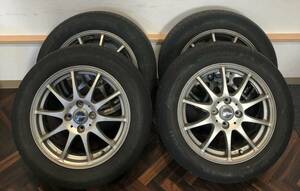 爆安!! 1円スタート!! ホイールタイヤ 4本 CROSS SPEED クロススピード 15インチ 4穴 Cinturato P1 185/60 R15