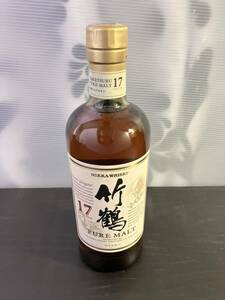 NIKKA 竹鶴 17年 ピュアモルト 箱無しニッカウイスキー ニッカウヰスキー 700ml