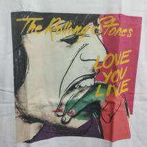 ローリングストーンズ The Rolling Stones BIGプリントTシャツ LOVE YOU LIVE【Lサイズ】新品/送料無料 キースリチャーズ ミックジャガー_画像2