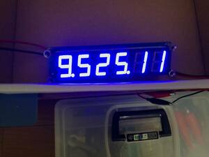 * frequency allowance for . with function blue color 6 column digital frequency counter 