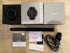 GARMIN Descent Mk2S Black / Carbon Gray DLC GPS付き高機能ダイビングウォッチ