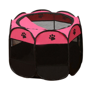 * rose pink * pet Circle cage folding outdoor pet688l pet Circle cage folding L pet cage 