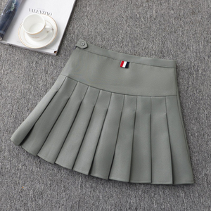 ☆グレー☆Mサイズ☆スカート インナーパンツ付き kskirt004 ゴルフ スカート インナーパンツ付き ゴルフスカート プリーツスカート