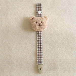 * beige × Brown * baby pacifier holder strap clip ysbaby5536 baby pacifier holder toy holder 