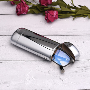 * silver * glasses case namk2800 glasses case slim glasses case case glasses inserting glasses inserting glasses glasses glasses storage man and woman use 