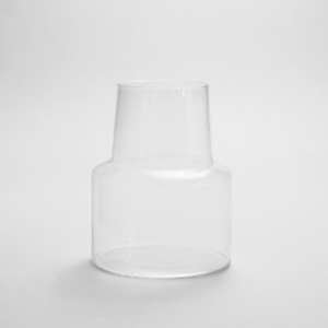 Art hand Auction ☆ SUCHEN ☆ Blumenvase aus Kronglas Blumenvase Recyceltes Glas Vase Glas Transparent Blumenvase Glas Recyceltes Glas, Möbel, Innere, Interieur-Zubehör, Vase