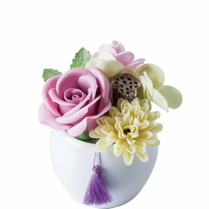 * purple * Mini sabot n arrange purple artificial flower ... flower arrangement ... flower soap flower car bon flower . flower 