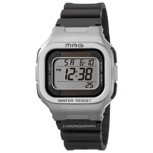 * silver * MAG solar watch Luxer solar wristwatch solar watch wristwatch clock digital wristwatch 