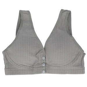 * gray * XL size nursing bla2 pieces set mail order large size front opening set cotton non wire nursing bra maternity bras b