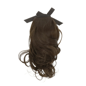 *blau two shu black wig long ponytail mail order ek stereo attaching wool ponytail wig to coil wool lady's hair care nachi