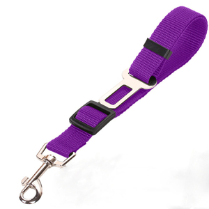 * purple * Lead dog pmydp100 dog seat belt Lead Harness necklace stone chip .. prevention Drive .... car goods car supplies stylish 